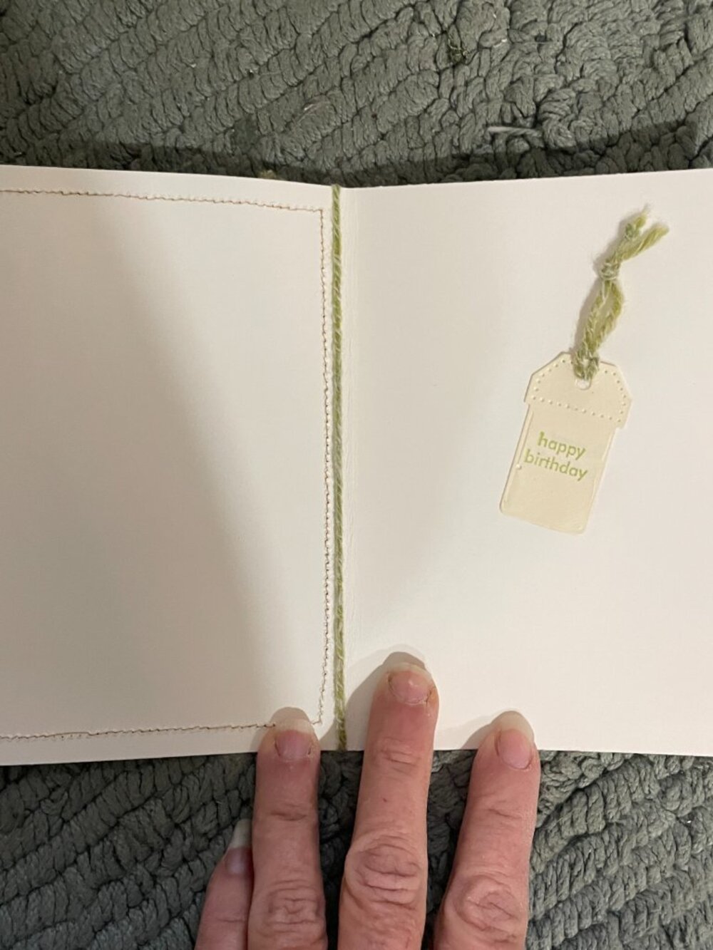 Handcrafted Blank Card 4.25" x 5.5" with envelope. BUNDLE ONLY Happy Birthday - Picture 3 of 4